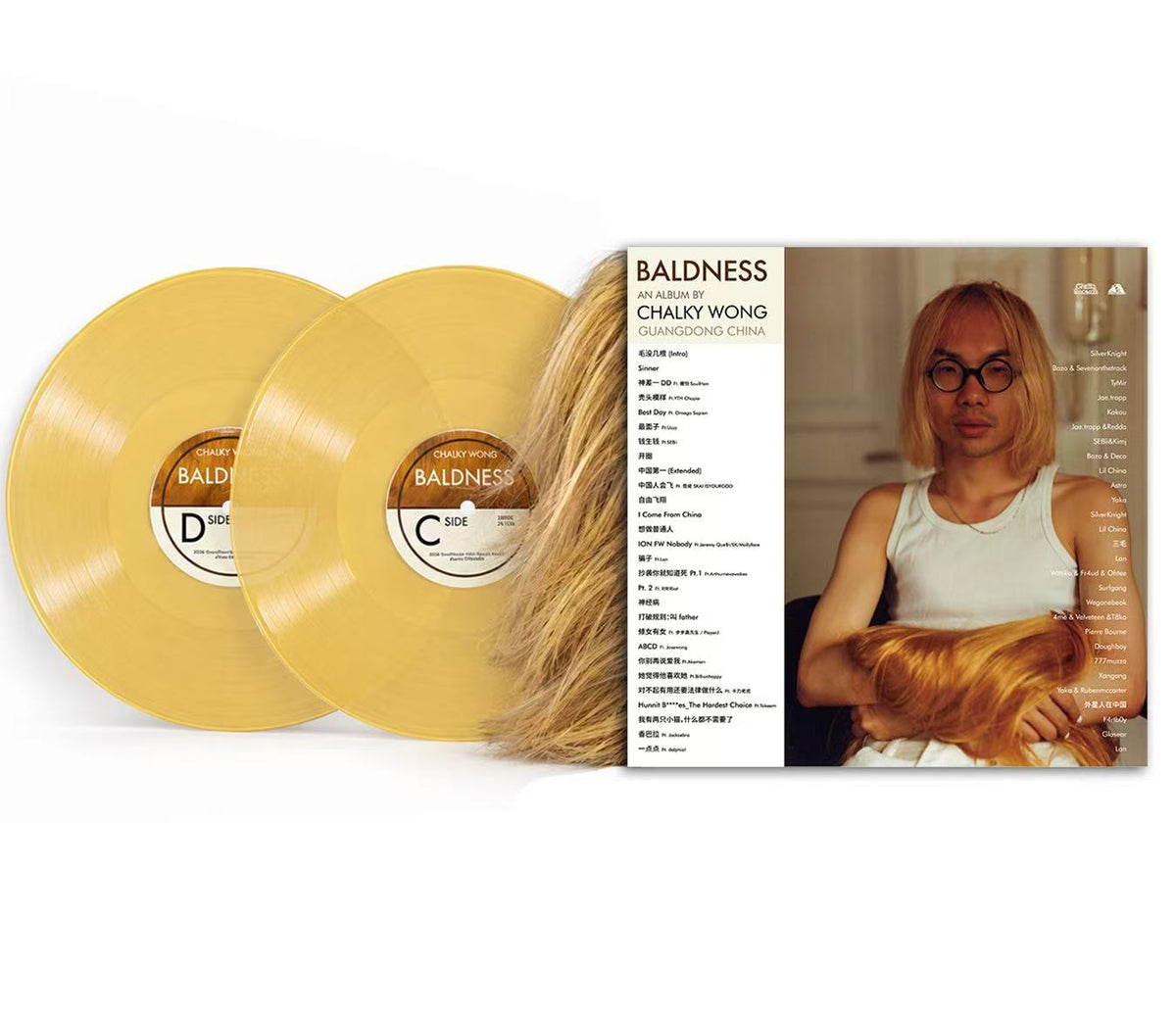 Chalky Wong - BALDNESS SIGNED VINYL